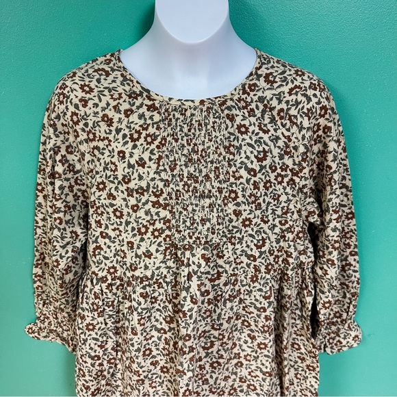 Rylee & Cru Vintage Floral Long Sleeve Cottagecore Sadie Dress Girls 12/14 NWT - Picture 3 of 7